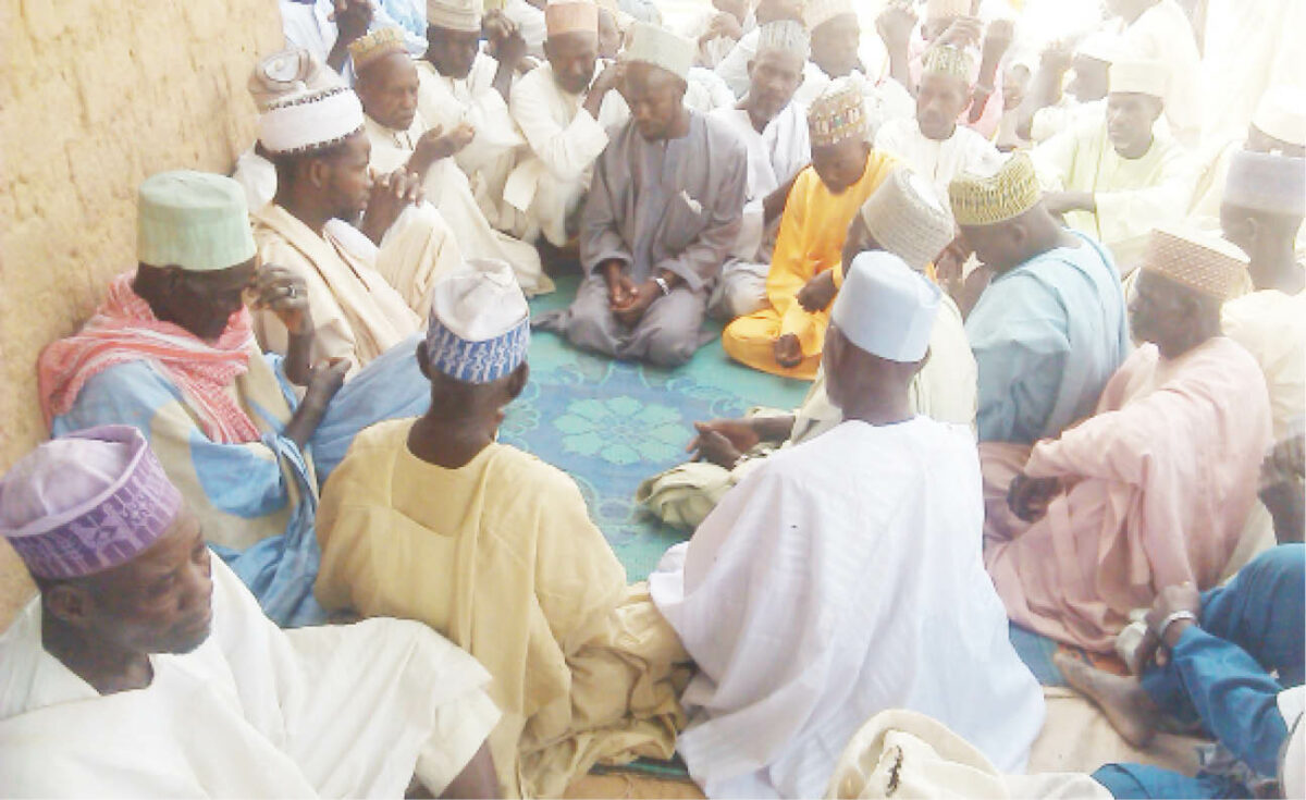 Jama’a a wurin taron Daurin aure