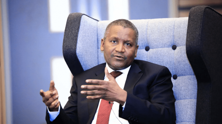 Yadda Dangote ya tuka mota babu jami’an tsaro don yin ta’aziyya