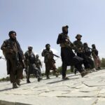 Mayakan kungiyar Taliban suna sintiri a birnin Kabul