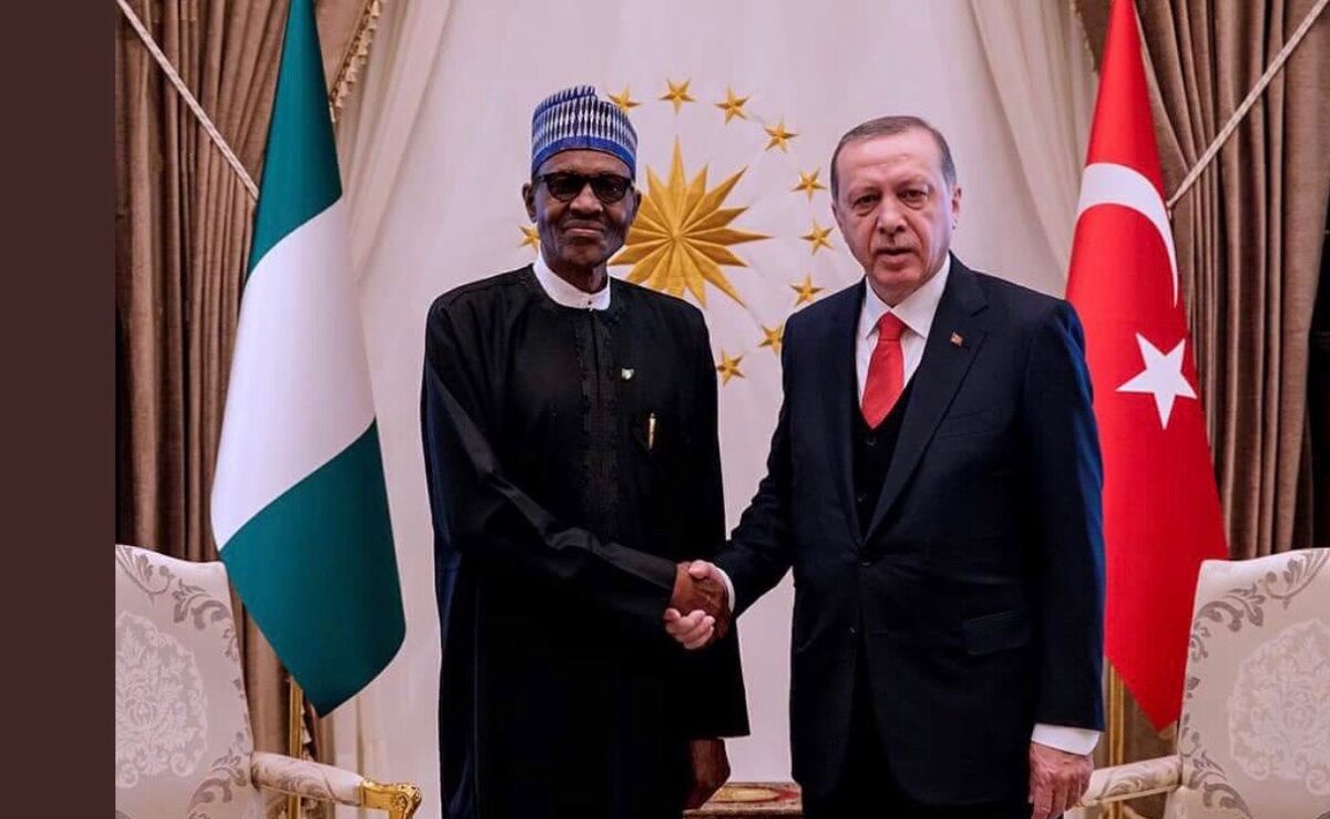 Shugaba Buhari da Shugaban Turkiyya, Erdogan