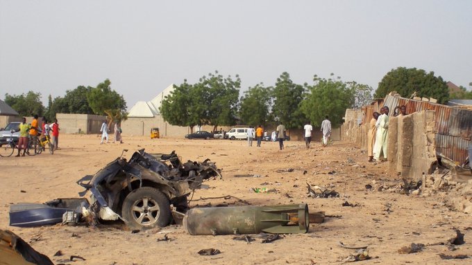 Bom ya kashe kwamandojin Civilian JTF da dakarunsu a Borno