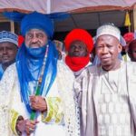 Sarkin Kano Aminu Ado Bayero, tare da Gwamnan Kano Abdullahi Umar Ganduje