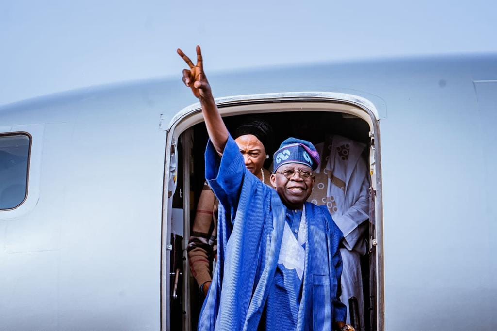 Tinubu ya dawo Najeriya kwana 8 kafin rantsuwa