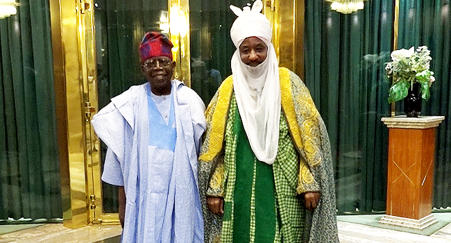 Abin da muka tattauna da Tinubu — Sanusi II