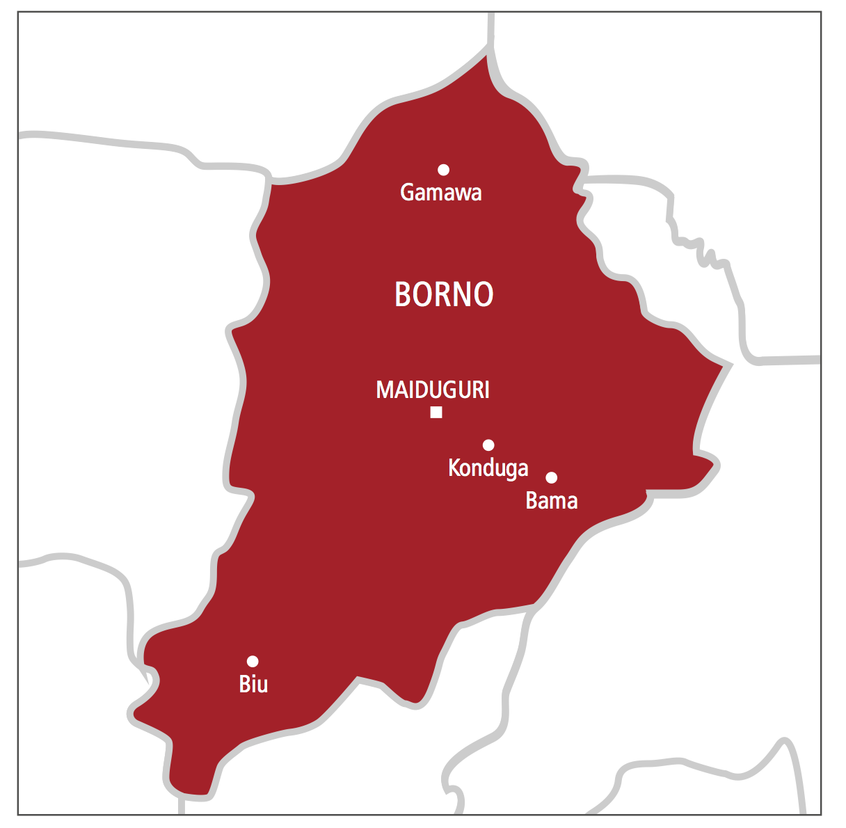 Fashewar bam ta kashe jami’an sa-kai biyu, takwas sun jikkata a Borno