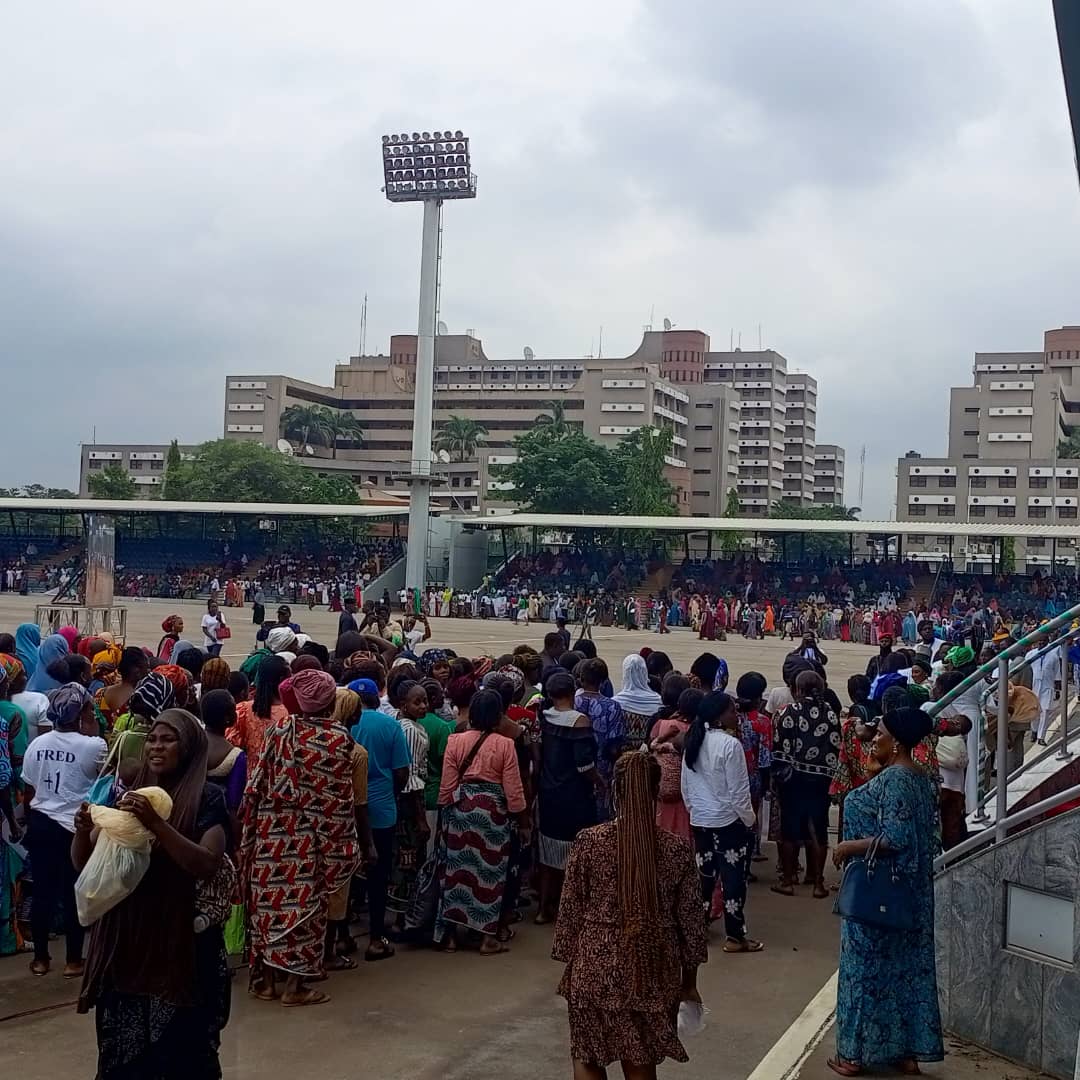 An ba masu adawa da zanga-zanga Dandalin Eagle Square