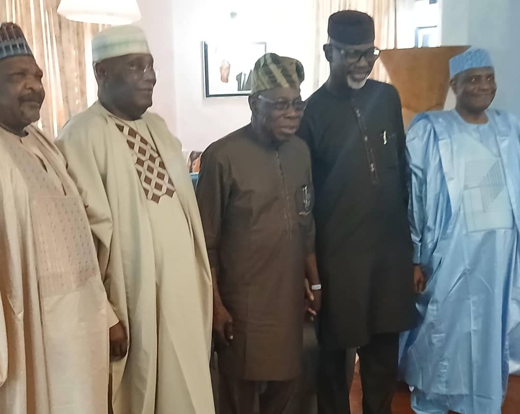 Atiku da Obasanjo suna ganawar sirri